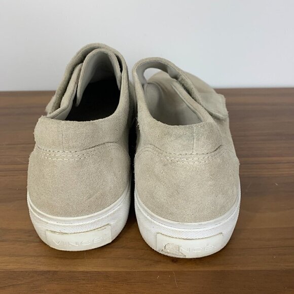 Vince. Women s Gray Suede Leather Strap Shoes Sz 8M - Picture 4 of 9